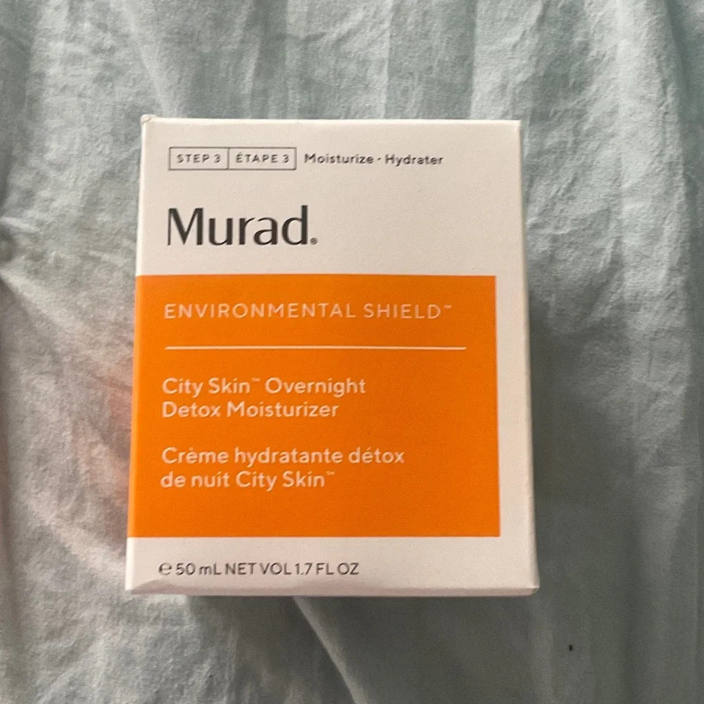 NEW Murad Environmental Shield City Skin Overnight Detox Moisturizer 1.7 oz
